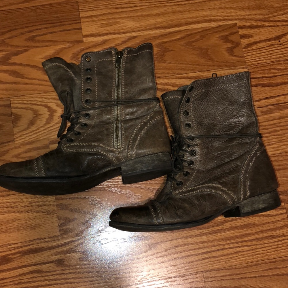 Steve madden combat boots